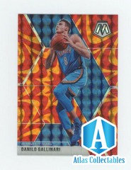 Danilo Gallinari 2019-20 Panini Mosaic Orange Reactive Prizm #153